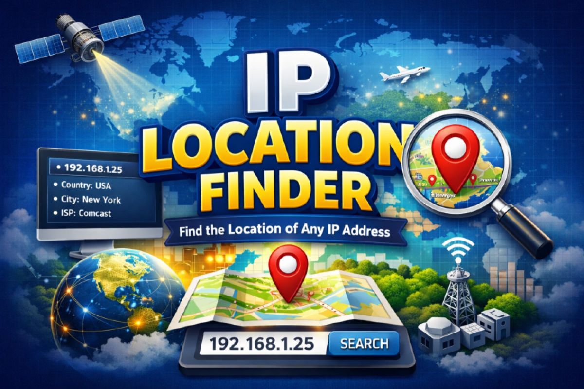 Find ip address and location 