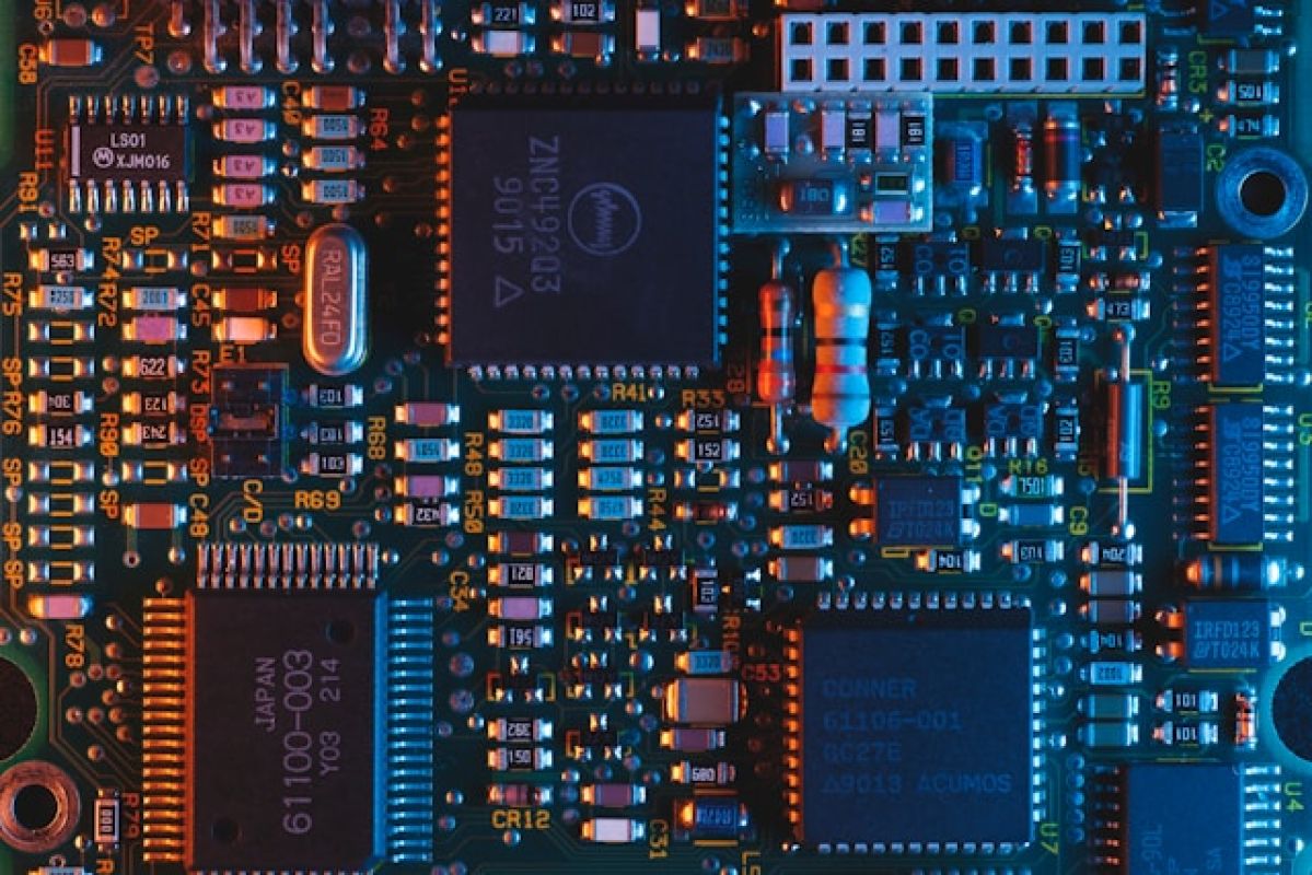 electronics components board