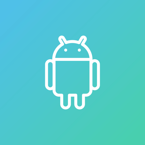 android logo gradient background